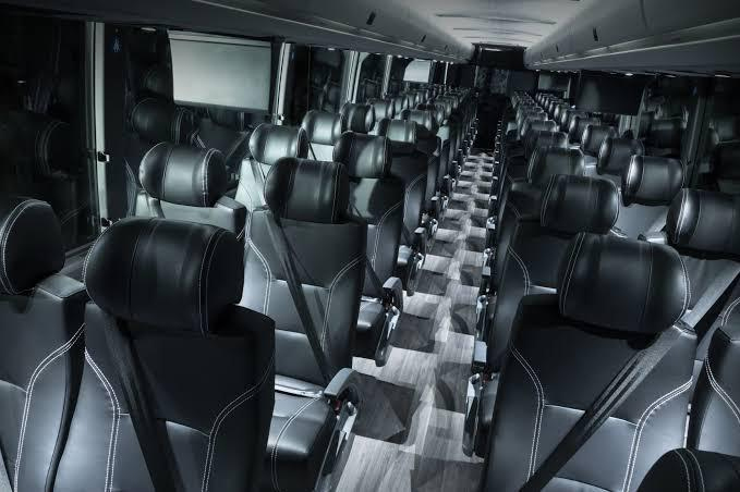 56 Passengers Motorcoach Interior